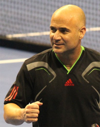 Andre Agassi portrait