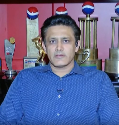 Anil Kumble portrait