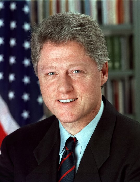 Bill Clinton portrait