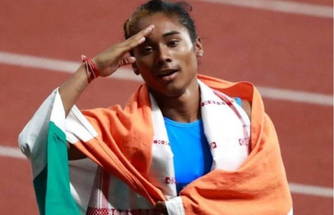 Hima Das portrait