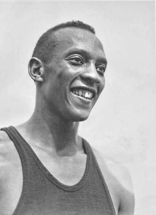Jesse Owens portrait