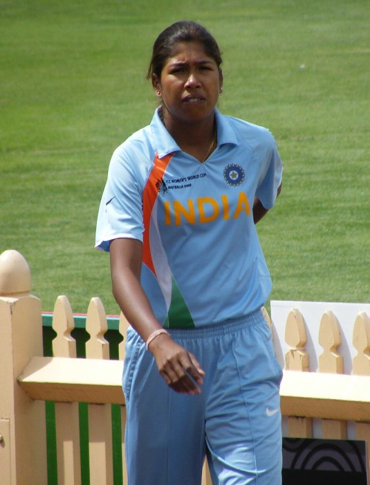 Jhulan Goswami portrait