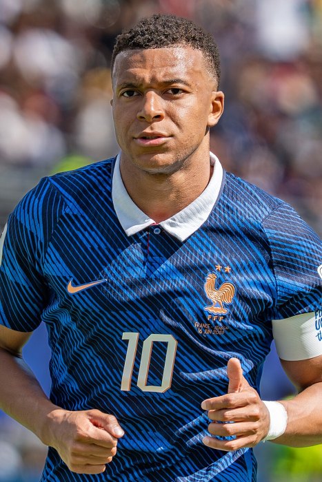 Kylian Mbappe portrait