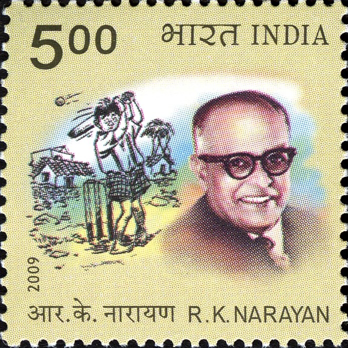 R. K. Narayan portrait
